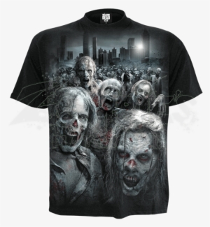 Walking Dead Zombie Horde T-shirt - Zombie Horde - Walking Dead Hoodie - Black