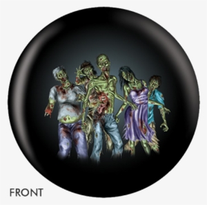 Zombie Horde Bowling Ball