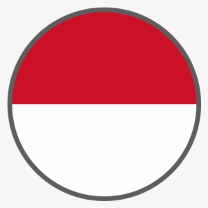Bali - Indonesia Flag Circle Png