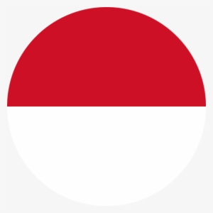 Indonesia Flag - Indonesia Flag Circle Png