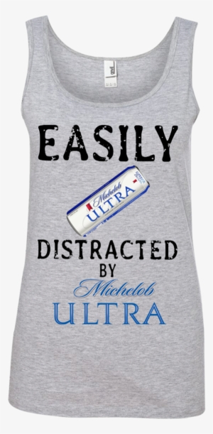 Easily Distracted By Michelob Ultra T Shirt Hoodie - Easily Distracted By Jeeps And Dogs