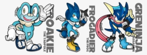 Sonic And Greninja Wallpaper - Froakie Evolution Line