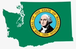 Flag Map Of Washington - Washington State Law