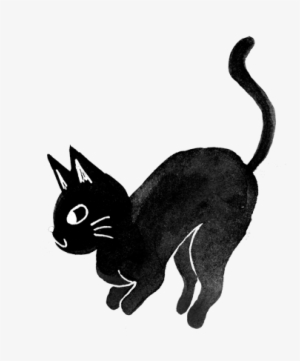 png goth cats - black cat