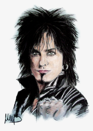 Bleed Area May Not Be Visible - Nikki Sixx Drawing