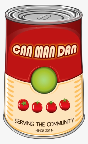 Can Man Dan Banner Transparent Download - Soup Can Clip Art