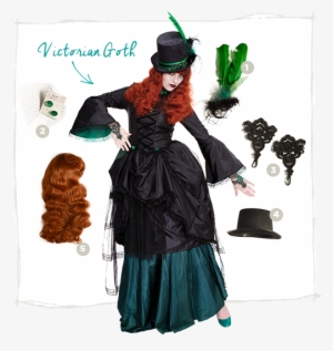 Victorian Goth Costume - Costume