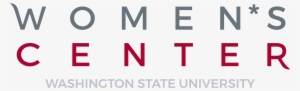 Washington State University Women's Center Logo, Crimson - Ajman University Of Science
