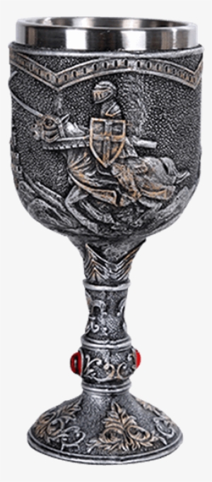 Horseback Medieval Knight Goblet - Medieval Goblet