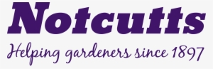 Notcutts Purple Blackjack - Notcutts Garden Centre Logo