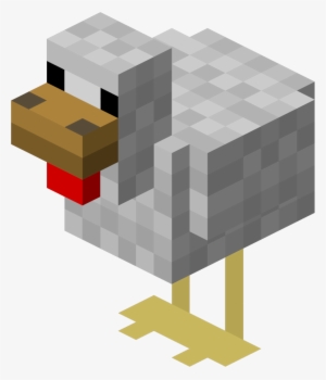 My World In Minecraft - Minecraft Chicken Png