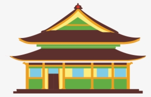 Clipart House Vector - Chinese Temple Clipart Png