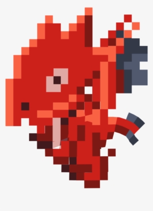 Pixel Dragon Baby - Dragon Mania Legends Dragon Rojo
