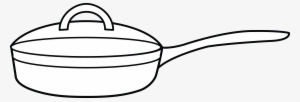 Frying Coloring Page Free Clip Art - Clip Art