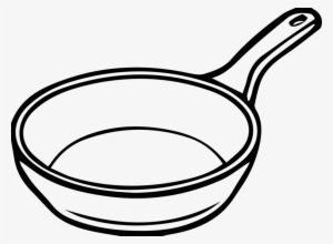 Cookware Frying Pan Drawing Clip Art - Frying Pan Drawing Png