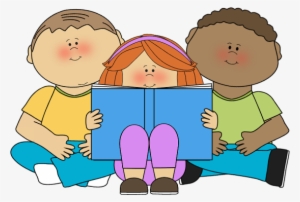 Kids Reading Clipart - Book Buddies Clip Art