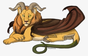 Chimera Transparent - Lion With Goat Horns