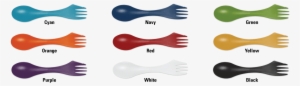9 Spork Colors To Choose From - Circle