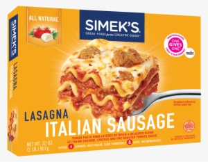Italian Sausage Lasagna - Simeks Lasagna, Meat & Sauce - 32 Oz