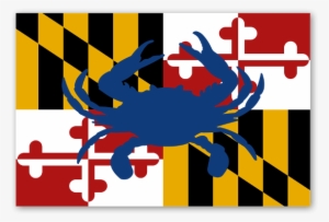 Maryland Flag Sticker - Maryland State Flag