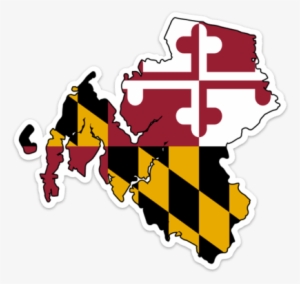 Talbot County, Maryland Overlaid With The Maryland - Maryland Flag