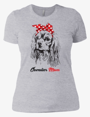 Cavalier Mom Red Bandana Shirt, Hoodie - Shirt