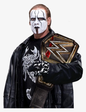 Sting Wwe World Heavyweight Champion By Nibble T-d97iuw9 - Wwe Sting