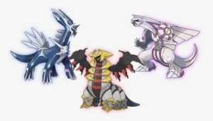 Shiny Legendary Pokemon Dialga, Palkia, And Giratina - Pokemon Dialga Palkia Giratina