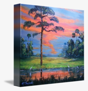 slash pine png free stock - gallery-wrapped canvas art print 10 x 16 entitled fire