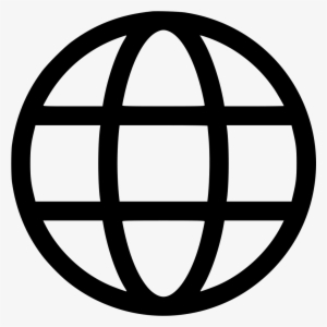Earth World Wide Web Circle Connect Round Svg Png Icon - Website Globe Icon Vector