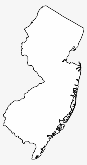 New Jersey Outline Map - New Jersey Colony Map Outline