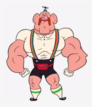 Gus Man Vertebrate Cartoon Male Joint Fictional Character - Buff Uncle Grandpa