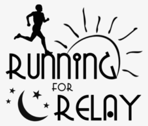 Running For Relay - Relay For Life Transparent