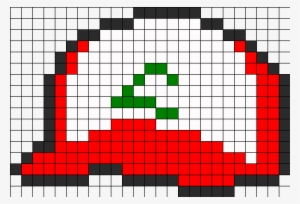 Ash Ketchum Hat Perler Perler Bead Pattern / Bead Sprite - Isaac Minecraft Pixel Art