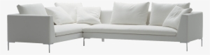 White Couch Png - Studio Couch