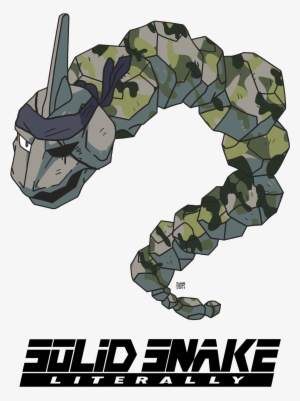 Solid Snake Literally - Onix Pokemon