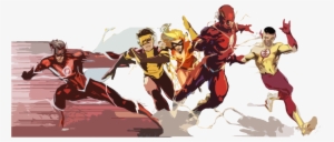The Flash/wally West I, Impulse/bart Allen, Jessie - Wally West And Bart Allen