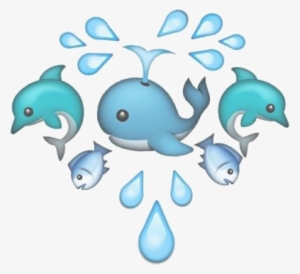 Blue Emoji, Tumblr Transparents, Sun Poem, Diy Wallpaper, - Dolphin Emoji Png