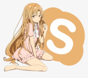 Asuna Yuuki - Skype Logo Anime
