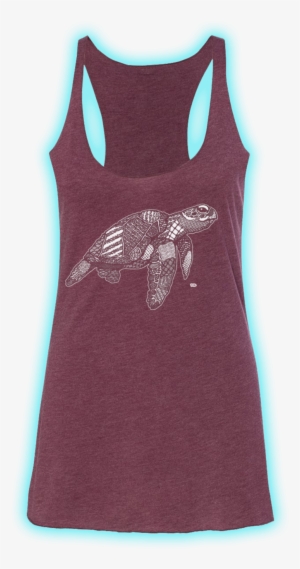 Sea Turtle Ladies' Racerback Tank