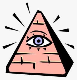 Vector Illustration Of Eye Of Providence All Seeing - Information