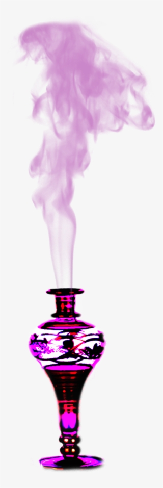 Genie Smoke Png Vector Transparent Download - Genie Bottle With Smoke