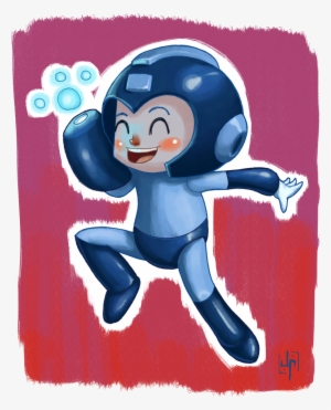For August 7th Here's Megaman - Cartoon