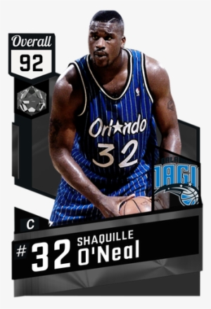 Jpg Library Library Shaquille O Neal Myteam Onyx Card - Nba 2k17 Sapphire Cards