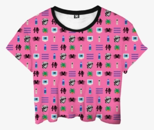 Roblox Shirt Template Pink Crop Top