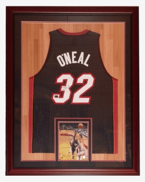 Shaquille O'neal Autographed Miami Heat