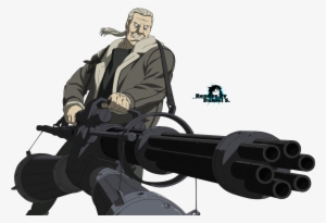 Gits Sac - Ghost In The Shell Batou Png