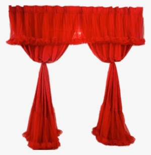Indian Style Red Curtains - Curtain