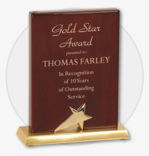Rosewood Standup - Standing Star Plaque - Rosewood (4 3/4"x6") Quantity(1)