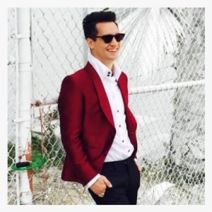 Brendon Urie In A Red Suit